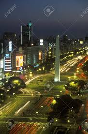 Encuentra el transporte a obelisco de buenos aires. Avenida 9 De Julio Widest Avenue In The World And El Obelisco Stock Photo Picture And Royalty Free Image Image 20801989