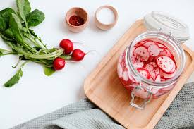 Add the radish and stir a few times and transfer to an airtight container or a glass jar. Hops Herbs Pickled Radish Recipe
