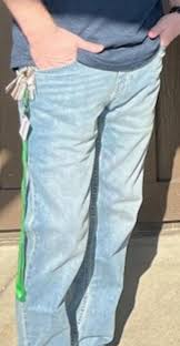 Men's Black No Fade Slim Straight Jeans