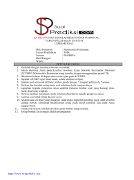 Check spelling or type a new query. Soal Usbn Matematika Peminatan Sma