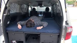 toyota alphard anh20ｗ camper van diy 自作した車中泊用ベッドの組み立て編 アルファードをキャンピングカー風にdiyして行きます youtube 車中泊 ベッド アルファード 車中泊