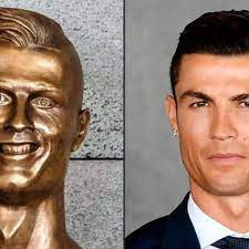 Emanuel santos's original statue sparked a wave. Statue Fur Cristiano Ronaldo Wird Zur Lachnummer Im Netz Fussball