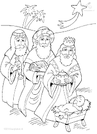 Kinderen leren terwijl ze kleuren. 1001 Kleurplaten Kerst Jezus Drie Koningen Kleurplaat Nativity Coloring Pages Christmas Coloring Pages Nativity Coloring