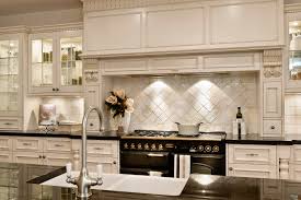 Interesting choices for the combination of two colors. French Country Backsplash Houzz