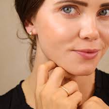 18k Gold Filled Leaf Clicker Hoop Earrings Wholesale Jewelry Supplier