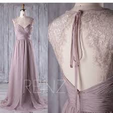 Bridesmaid Dress Rose Gray Chiffon Dress Wedding Dress Ruched V Neck Prom Dress Illusion Lace Open Back Party Dress A Line Maxi Dress L230a Lace Chiffon Bridesmaid Dress Grey Chiffon Dress Sweetheart Bridesmaids