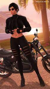 Short Haired Biker By Https Pharah Best Girl Deviantart Com On Deviantart Cool Girl Girl Biker