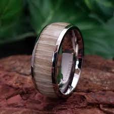 Wood Titanium Wedding Band Mens Wedding Band 8mm Ring Titanium Rosewood Inlay Wedding Band Titanium Wedding Band Titanium Wedding Band Mens Titanium Wedding