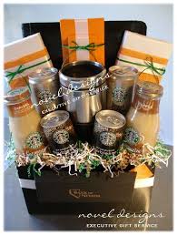 Ton Of Great Basket Ideas Here I Have To Say The Coffee Basket Is Pretty Neat In 2020 Coffee Gifts Coffee Gift Basket Coffee Lover Gifts