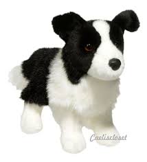 Black And White Sheltie Stuffed Animal Douglas Zippy Border Collie 10 Plush Stuffed Puppy Dog Cuddle Toy New Dog Cuddles Plush Dog Dog Stuffed Animal