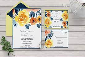Floral Wedding Invitation Printable Wedding Invitation Blue Etsy Floral Wedding Invitations Printable Printable Wedding Invitations Floral Wedding Invitations
