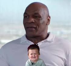 Mike Tyson and A Dwarf