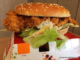 A zinger burger is kfc's original fried chicken recipe with a spicy twist. Kfc Zinger Burger Burger Lad