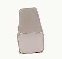 Square Metal Tall Tin Cans With Double Lid For Packaging