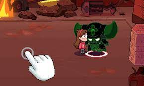 Take back the falls is such a great and so cool and amazing adventure and ability game, which offers you the occasion to use the mouse in order to move and to do the rest of the options you have and the stuff you need to do, of course, due to fact that you must take back the falls, stolen from you in a brutal way. Gravity Falls Take Back The Falls Numuki