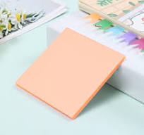XaTanion Sticky Notes PET Fluorescent Sticky Notes For Students With Key  Markings Strong Adhesive And Transparent,Pink,2.95 inch