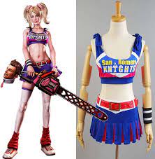 Amazon.com: Echunchan Lollipop Chainsaw Juliet Starling Cosplay Costume  Halloween Carnival Whole Suit Cos Accessories Adult Women (Custom Made,  Female) : Clothing, Shoes & Jewelry
