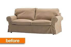 Before After Ikea S Ektorp Leaves Bland Behind Love Seat Ikea Ektorp Ikea Sofa