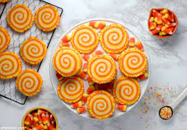 Halloween In The House Candy Corn Spiral Cookies Sheri Silver Living A Well Tended Life At Any Age Spiral Sugar Cookies Buttery Sugar Cookies Halloween Food For Party