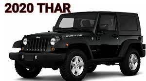 New mahindra thar 2020 car price starts at rs. 2020 Mahindra Thar Facelift Suv India Launch Date Price Mileage All Details Youtube