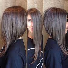 bob haircut for short hair photos women s bob bob with elongation bangs rear view