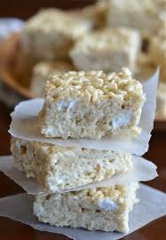Rice Krispie Treats With Double Marshmallows Brown Butter And Vanilla Bean These Are The Best Thing You Ll E Crispy Treats Rice Krispie Treats How Sweet Eats