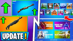 This is a brand new map that looks very little like the old fortnite map, other than in general, being an island. New Pump Shotgun Buff Old Maps Dlc 12 30 Update Leaks Early Youtube