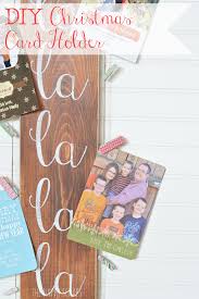 It's a bit of cardboard that needs protecting, otherwise you just know that it's going to get crumpled, and maybe lost. Diy Christmas Card Holder The Happy Scraps