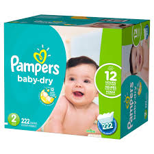Unlike other brands, huggies snug and dry diapers have a snug fit waistband and unique grip tabs for a secure fit. Pampers Baby Dry Diapers Size 2 222 Count Walmart Com