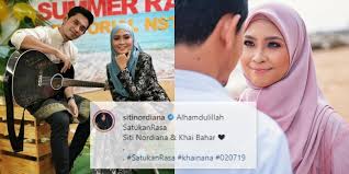 Maybe you would like to learn more about one of these? Akhirnya Siti Nordiana Muat Naik Foto Bersama Khai Bahar Ramai Ucap Tahniah Soya Lemon
