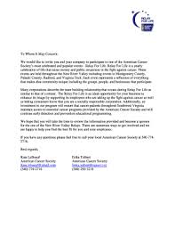 Learn about fundraising ideas for relay for life and what your money goes toward. 15 Printable Event Sponsorship Letter Forms And Templates Fillable Samples In Pdf Word To Download Pdffiller