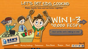uncle ben's brings kids to the kitchen