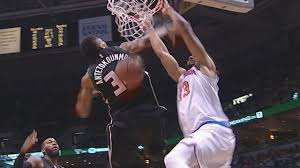 Giannis sina ugo antetokounmpo (/ˈjɑːnɪs ˈɑːntɛtəˈkuːmpoʊ/ greek: Joakim Noah Dunks On The Greek Freak Giannis Antetokounmpo Knicks Vs Bucks Youtube