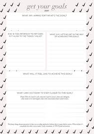 A Goal Setting Worksheet That Wasn T Made In The 90 S Move Nourish Believe Goals Worksheet Goal Setting Worksheet Goal Planning