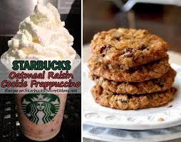 Starbucks Oatmeal Raisin Cookie Frappuccino Starbucks Secret Menu Starbucks Recipes Oatmeal Raisin Cookies Starbucks Secret Menu