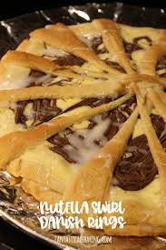 Nutella Swirl Danish Ring In 2020 Banana Nutella Recipes Nutella