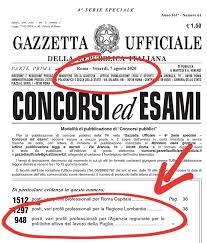 Lavoro gazzetta ufficiale concorsi lecce (le). Arpal In Gazzettaufficiale I Bandi Di Concorso Per 948 Posti Per Laureati E Diplomati Enzo Colonna Il Blog