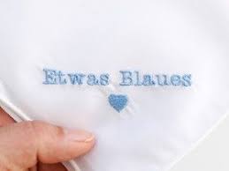 Etwas Blaues Fur Die Braut Besticktes Taschentuch Taschentucher Tuch Taschen