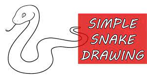 Where can you find cobras in the world? How To Draw A Snake Drawing Easy Sketch Outline Step By Step Youtube