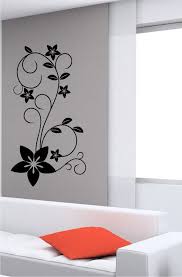 Stickonmania Com Vinyl Wall Decals Plant Design 29 Sticker Wall Painting Living Room Wall Stickers Living Room Simple Wall Paintings