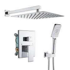 The shower mount is universal to fit many handheld shower assemblies (not included). Flexible No Punching Shower Rack Easy To Install Shower Arm Bracket Wall Mount Holder For Hand Held Shower Head Pstarts 360 Adjustable Rotatable Shower Head Holder Tools Home Improvement Bathroom Hardware