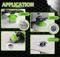 FACHLICH Tile Hole Saw 40MM - Diamond Core Drill Bit Porcelain M14 Thread  Sink Washbasin Drain Hole Opener for Marble Ceramic Tile Granite : ...