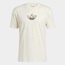 Adidas Trefoil Bloom Tee Gender Neutral White Adidas Us