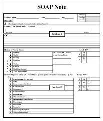 Soap Note Template Some Templates Offer Additional Sections For Different Information And In Depth Details Too A Soap Soap Note Notes Template Doctors Note