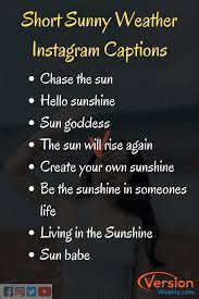 Amazing Weather Instagram Captions And Quotations For Your Next Posts Copy Paste Version Weekly