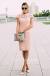 Peach Wedding Guest Outfit