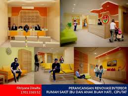 Berikut adalah contoh penampakan bagaimana desain interior klinik dan fasilitas. Perancangan Renovasi Interior Rumah Sakit Ibu Dan Anak Buah Hati Ciputat Interior