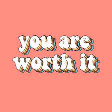 Too many stuff going on indeed! You Are Worth It Quotes Words Rainbow Coral Yellow Aesthetic Vsco Tumblr Iphone Background Wa