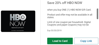 Game of thrones, westworld, big little lies, veep, girls, togetherness, the leftovers and much more. Expired Kroger Save 20 On Hbo Now Gift Card Expires 3 30 19 Limit 1 Gc Galore