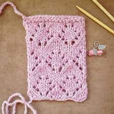 A multiple of 12 stitches plus 1 for the main section, plus 8 stitches for the border, making. Lace Knitting Pattern Floral Pattern Knitting Kingdom